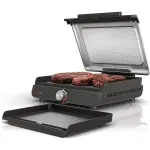 PLANCHA Y PARRILLA 2-EN-1 ELECTRICA SIZZLE GR101